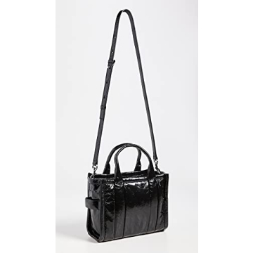 Crinkle Leather Mini Tote Bag by Marc Jacobs for Stylish Women