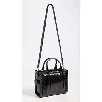 Crinkle Leather Mini Tote Bag by Marc Jacobs for Stylish Women