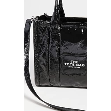 Crinkle Leather Mini Tote Bag by Marc Jacobs for Stylish Women