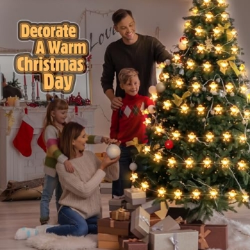 Gingerbread Christmas String Lights for Home Decor