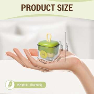 NIOIPXA Mini Lint Roller - Washable Sticky Roller for Pet Hair and Travel