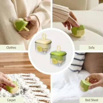 NIOIPXA Mini Lint Roller - Portable & Reusable Remover