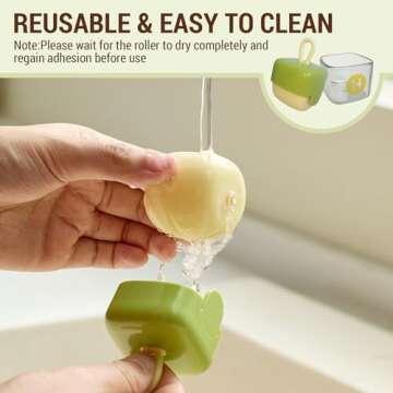 NIOIPXA Mini Lint Roller - Portable & Reusable Remover