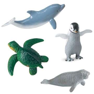 Safari Ltd. Baby Sea Life TOOB - 12 Mini Ocean Animal Figurines