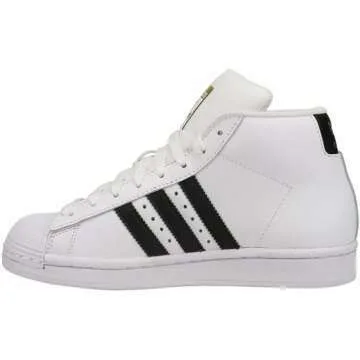 adidas Kids Pro Model Sneakers - Stylish White/Black 4.5