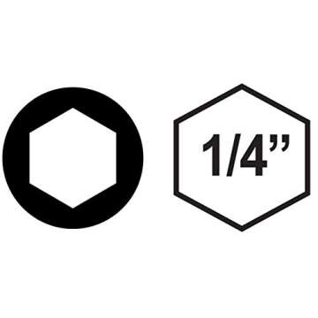 VEGA 3/32" Hex Power Bits. Professional Grade ¼ Inch Hex Shank 3/32", 2 Inch Power Bits. 150H0664A-4 (Pack of 4)