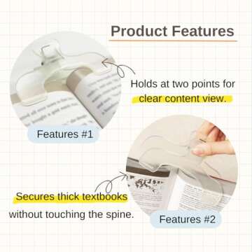 Sun-Star Versatile Crown Page Holder Clip - Ideal for Notebooks, Textbooks, Sheet Music and Maps, Night Forest S3623351 (Authentic Hologram for US and EU Only) 4.7 x 3.0 x 1.6 inches