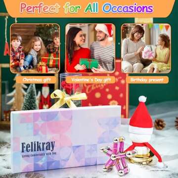 Felikray Magnetic Fidget Pen Toys for Adults Teens Cool Birthday Gifts for Young Men Women Unique fo...