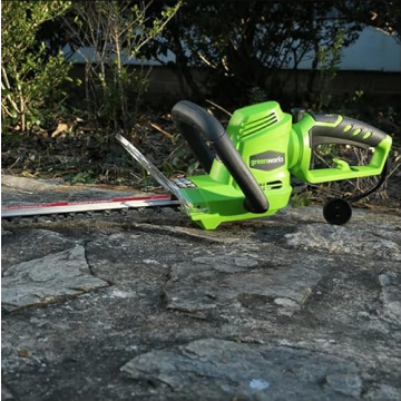 Greenworks 4 Amp 22" Corded Electric Dual-Action Hedge Trimmer