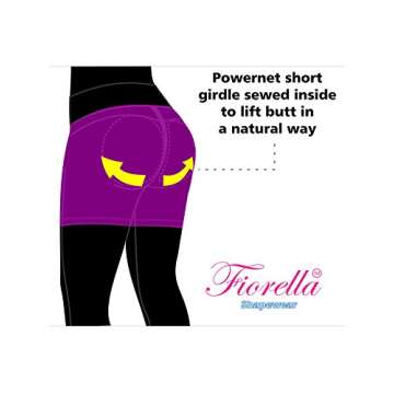 Butt Lifter Sports Leggings with Internal High Waist Fajas Powernet Supplex Levanta Cola Pantalones Colombianos 405BB Small Black