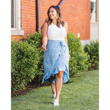 Staples by The Drop Women's Gina Fitted High-Neck Tank - Chic Layering Essential