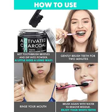 Teeth Whitening Powder - 5 in 1 Natural Whitener