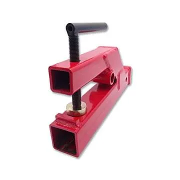 WeiSen Clamp On 2" Trailer Receiver Hitch Quick Release Compatible with Deere Bobcat Tractor Bucket Skid Steer