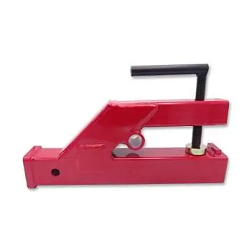 WeiSen Clamp On 2" Trailer Receiver Hitch Quick Release Compatible with Deere Bobcat Tractor Bucket Skid Steer