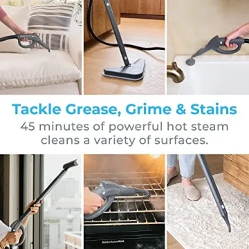 PureClean Steam Cleaner with 17 Accessories for Deep Cleaning