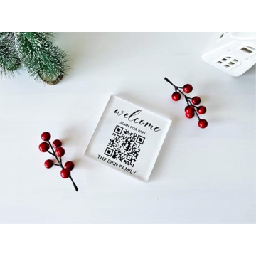 Stylish Personalized Wifi QR Sign for Easy Connections