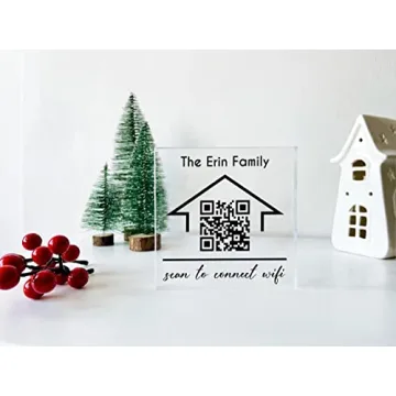 Stylish Personalized Wifi QR Sign for Easy Connections