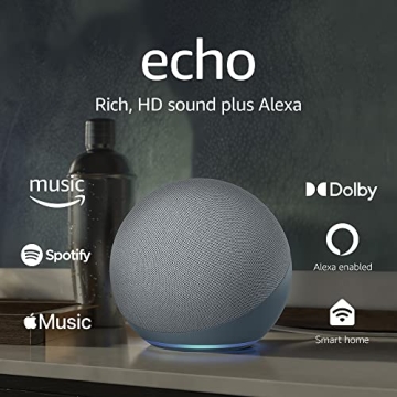 Amazon Echo 4th Gen with Alexa - Premium Sound