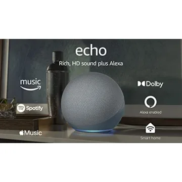 Amazon Echo 4th Gen with Alexa - Premium Sound