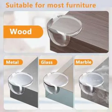 16 PCS Clear Baby Corner Protectors for Safety