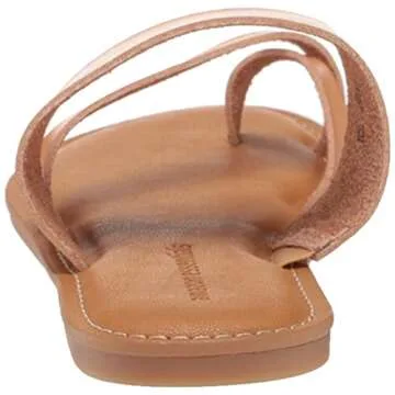 Amazon Essentials Women's One Band Flip Flop Sandal Natural