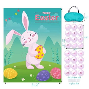 Miss Fantasy Easter Games Pin The Tail on The Bunny Fun