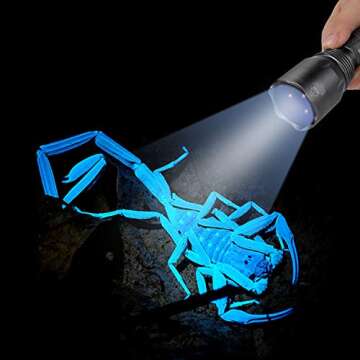 LUMENSHOOTER S3 365nm Blacklight Flashlight for Stains
