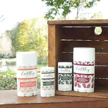 Earthley Wellness Mineral Deodorant Effective Natural Formula