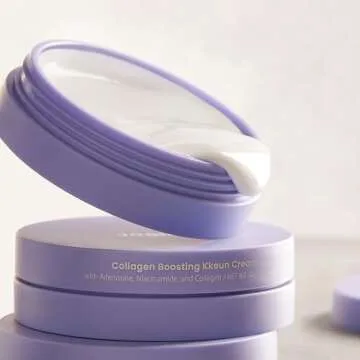 JOAH Collagen Boosting Kkeun Cream - Hydrating, Plumping, and Anti-Wrinkle Korean Skincare with Niac...