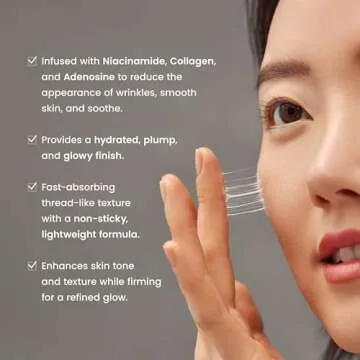 JOAH Collagen Boosting Kkeun Cream - Hydrating, Plumping, and Anti-Wrinkle Korean Skincare with Niacinamide, Collagen, and Adenosine