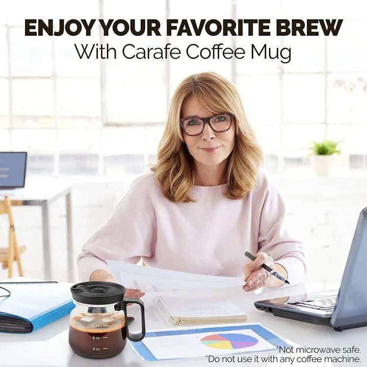 Funny Coffee Pot Mug - Unique 16 oz Design