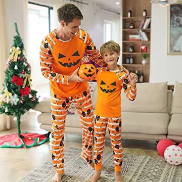 Onancehim Family Matching Halloween Pajamas for All Ages