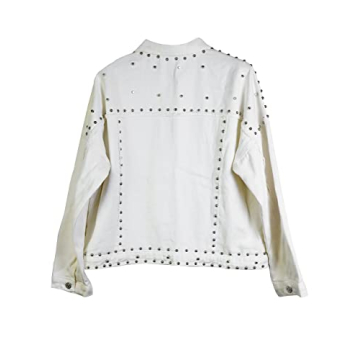 Stylish Omoone Women's Rivet Studded Denim Jacket