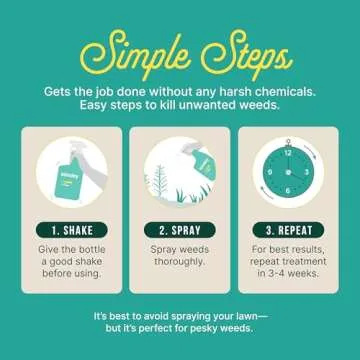 Sunday Weed Warrior - Organic and Fast-Acting Weed Killer Spray