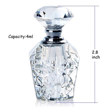Elegant Mini Refillable Crystal Perfume Bottle for Women