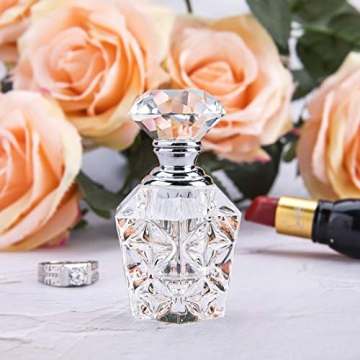 Elegant Mini Refillable Crystal Perfume Bottle for Women