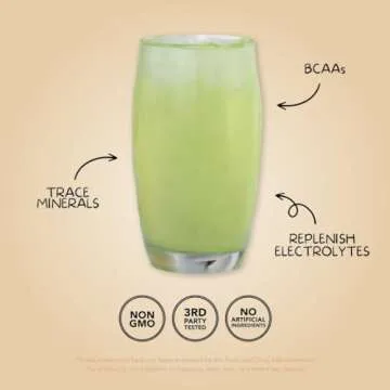 Clean Simple Eats Coconut Lime Hydration Drink Mix with Natural Electrolytes, 30 Servings