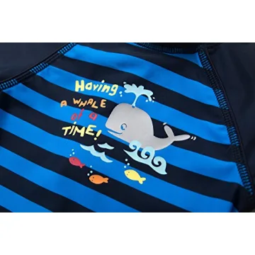 BONVERANO UPF 50+ Sun Protection Zip Sunsuit for Babies 12-18 mos