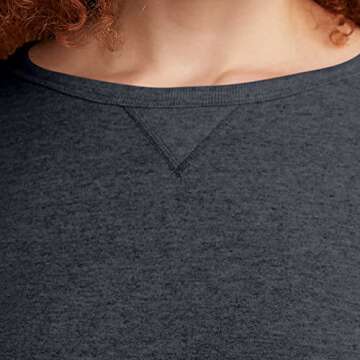 Hanes Women's EcoSmart V-notch Sweatshirt for All Seasons