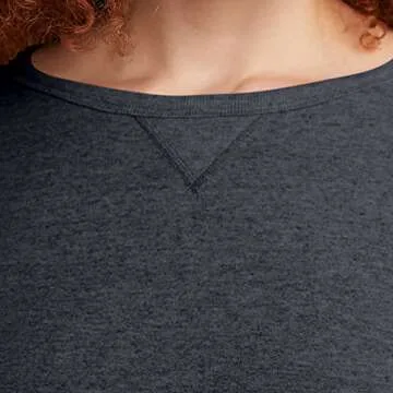 Hanes Women's EcoSmart V-notch Sweatshirt for All Seasons