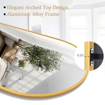 Stylish Rowjut Full Length Mirror - 71"x26" Design