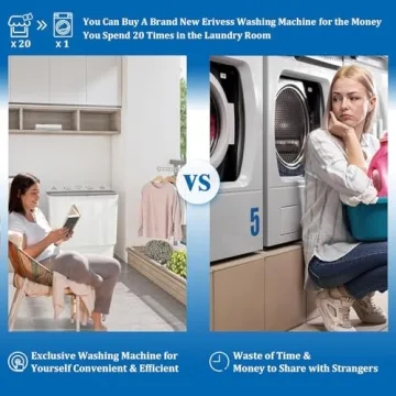 Compact 18lbs Portable Washing Machine with Dryer