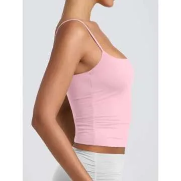 PINKMSTYLE Women's Scoop Neck Spaghetti Strap Camisole