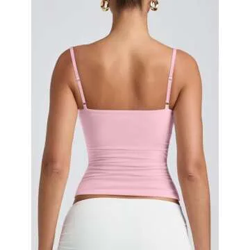 PINKMSTYLE Women's Scoop Neck Spaghetti Strap Camisole
