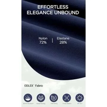 ODODOS Women's High Waisted Full Length Yoga Leggings with Pockets, 28" Inseam Tummy Control Non See Through Workout Athletic Running Yoga Pants, Navy, Medium