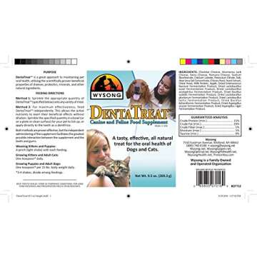 Wysong Dentatreat for Pet Oral Health - Natural Solution