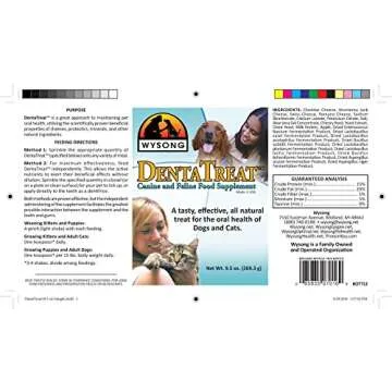 Wysong Dentatreat for Pet Oral Health - Natural Solution