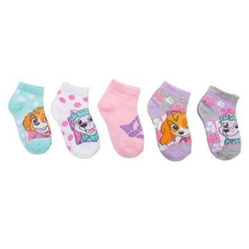 Nickelodeon Paw Patrol 5 Pack Girls Shorty Socks