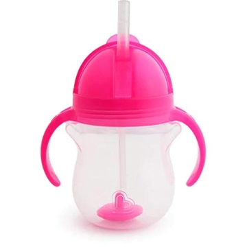 Munchkin Click Lock Weighted Flexi-Straw Cup for Easy Drinking - 7 oz