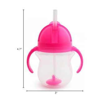 Munchkin Click Lock Weighted Flexi-Straw Cup for Toddlers
